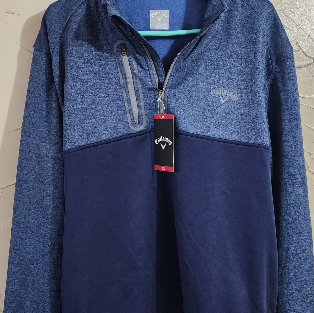 Callaway jacket sweater brand new with tags blue retail $85 size XL